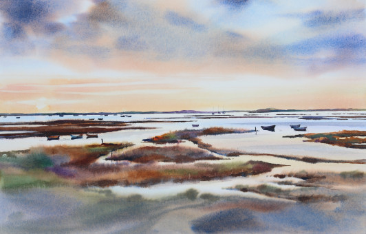 Marsh and Tide, Brancaster Staithe