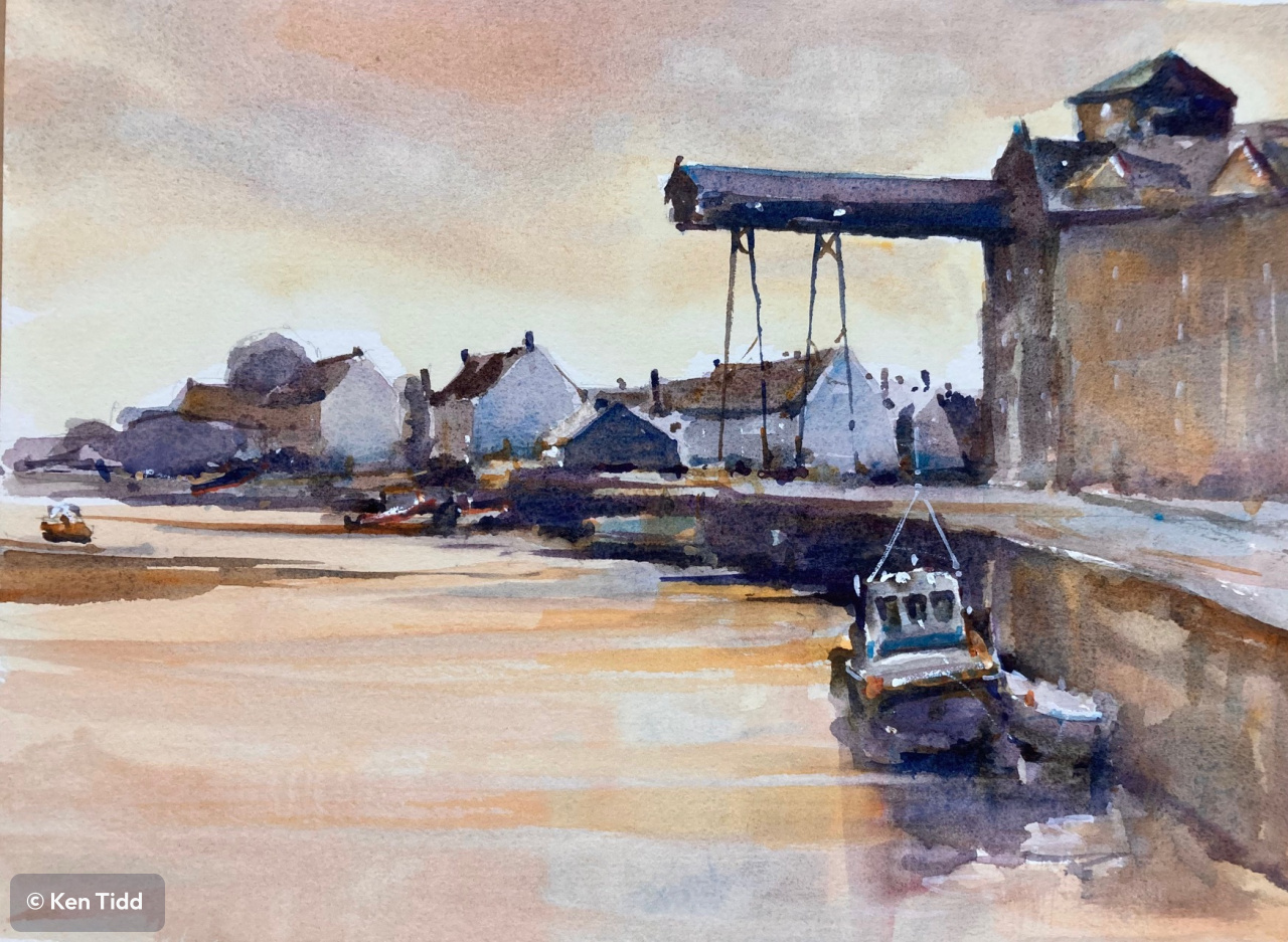 By the quay wall, Wells.